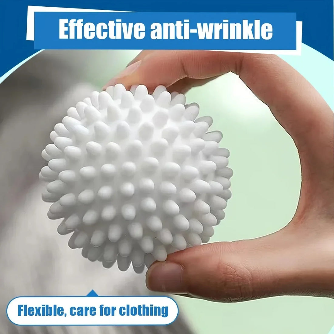 Reusable Anti-Winding Laundry Balls - Dryer & Washing Machine Balls for Tangle-Free Laundry (1/6 Pcs)