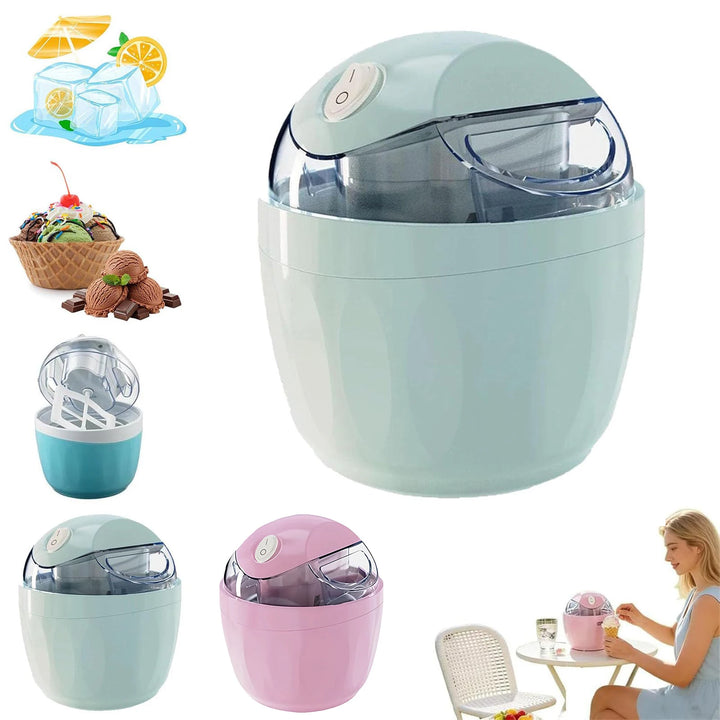 Mini Electric Ice Cream Maker Homemade Frozen Dessert Maker (500ml)