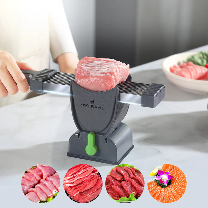 Manual Meat Slicer Cleaver Knife Set for Beef and Meat Cutting