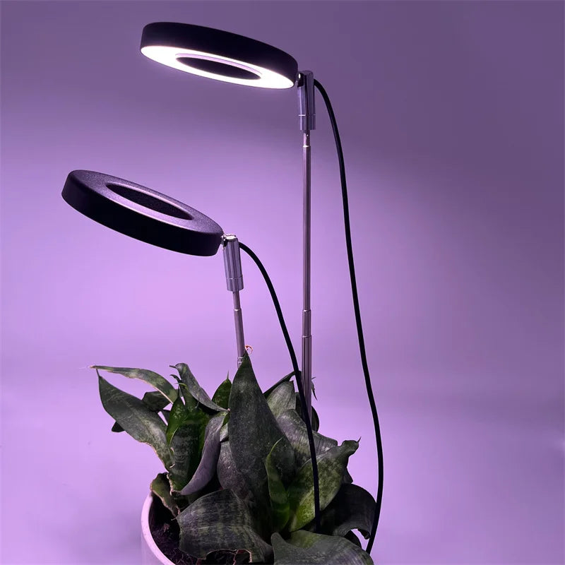 USB LED Grow Light Adjustable Knob Dimmer Plant Growth Lamp