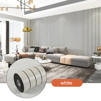 Self-Adhesive 3D Foam Wall Panel Sticker Roll - Peel & Stick Waterproof DIY Wallpaper for Living Room, Ceiling & Kitchen - Hom Haven