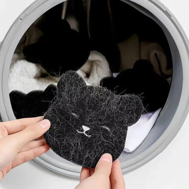 Bear Shape Pet Hair Remover Laundry Ball - Reusable Lint Catcher for Washing Machine, Clothes & Sofa (2/4/8 Pcs)