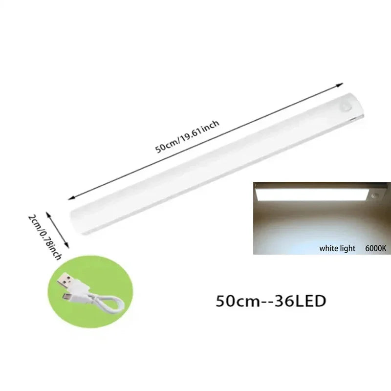 Rechargeable Motion Sensor Under Cabinet Magnetic LED Strip Light