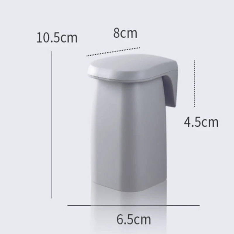 Japanese Minimalist Magnetic Mouthwash Cup - Wall Mounted Toothbrush Storage Rack & Brushing Cup (1-4 Pcs)