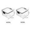 5-Piece Transparent Sealed Storage Jar Set - Stackable Airtight Kitchen Organizer for Dried Goods & Multigrain (700ml-1800ml)