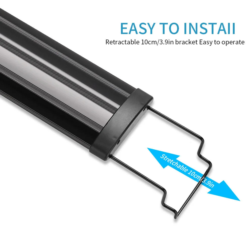 Aluminum Alloy Aquarium Clip-On LED Lamp for Fish Tank Plants