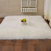 Plush Soft Imitation Sheepskin Bedroom Carpet - Long Hair Bedside Mat & Sofa Cushion Rug