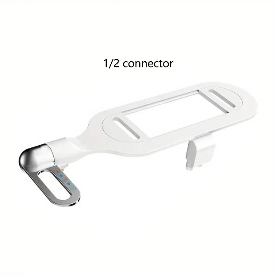 Non-Electric Bidet with Adjustable Spray Nozzle for Toilet Seat