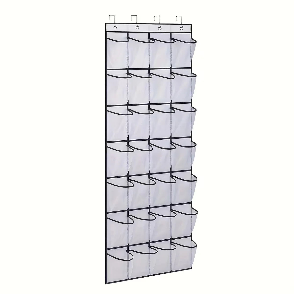 Over The Door Shoe Rack With12/14/24/28/35/40 Large Mesh Pockets Hanging Shoe Organizer For Closet Hanging Shoe Rack Holder
