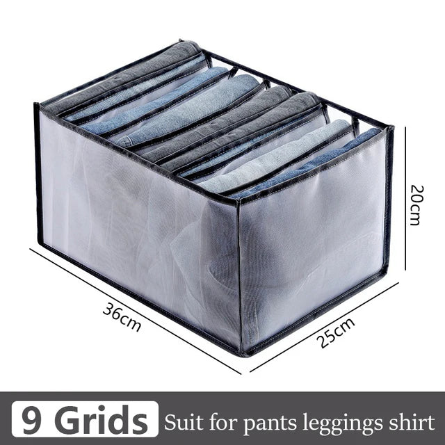 Foldable Underwear Drawer Organizer - Closet Divider Storage Box for Socks, Bras & Underpants - Hom Haven