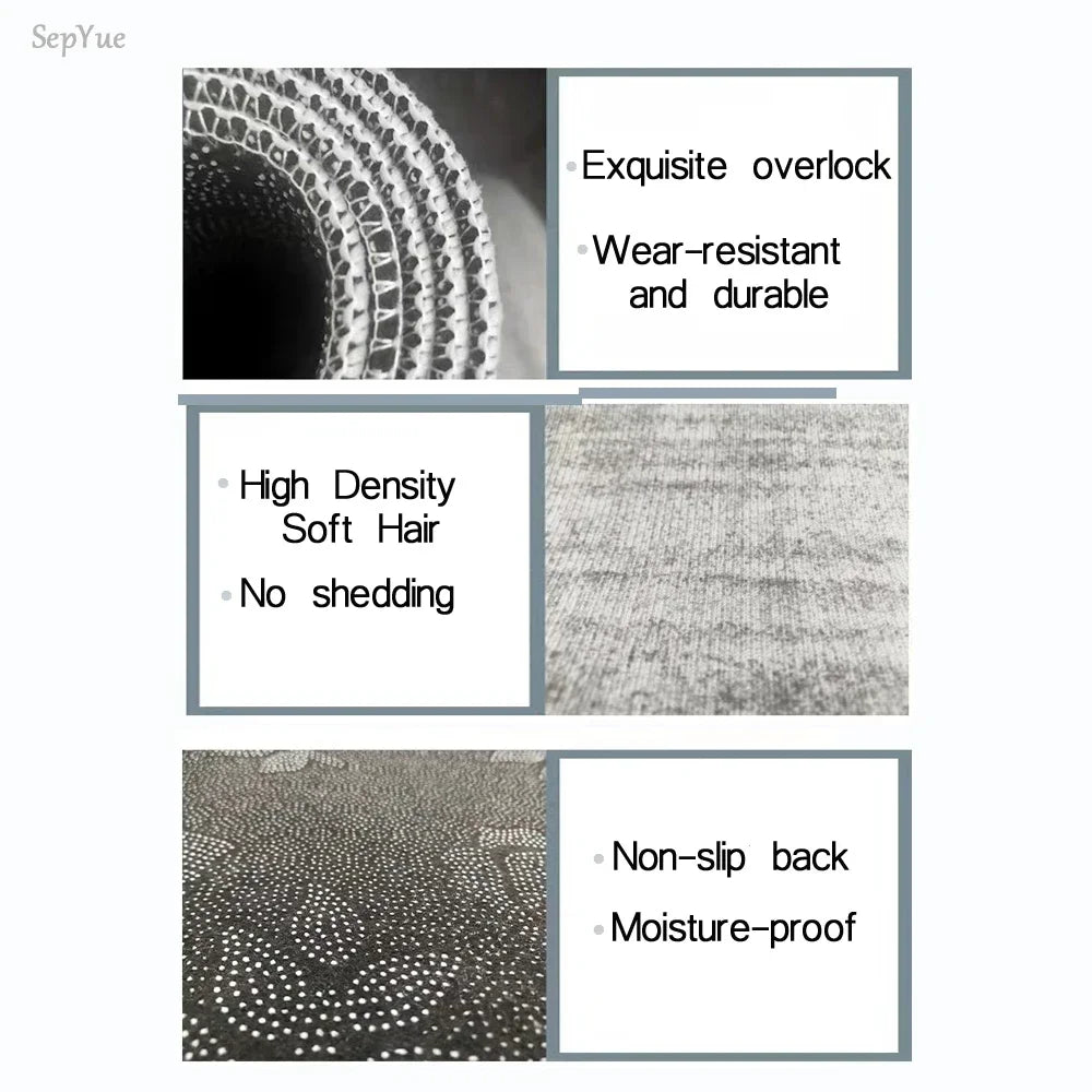 Durable High-End Kitchen Rug - Waterproof Non-Slip Washable Large Carpet for Home Entrance & Floor - Hom Haven