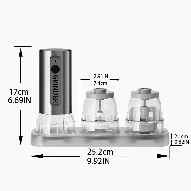 Multi-Functional Electric Pepper & Salt Grinder