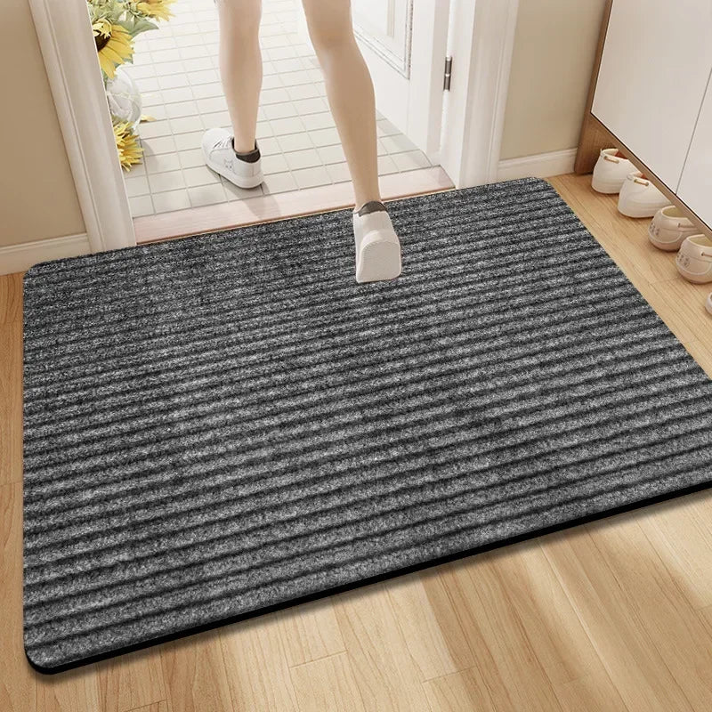 Super Soft Entrance Door Mat - Water & Oil Absorbent Anti-Slip Indoor & Outdoor Rug