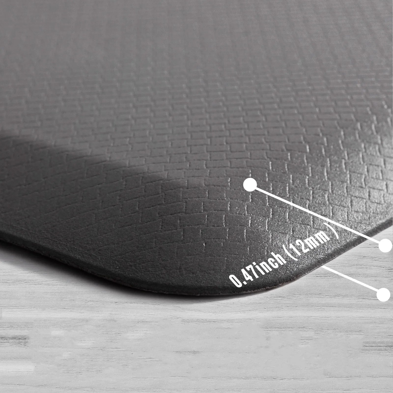 Anti-Fatigue Standing Kitchen Mat - PVC Waterproof Non-Slip Kitchen Rug for Comfort & Safety