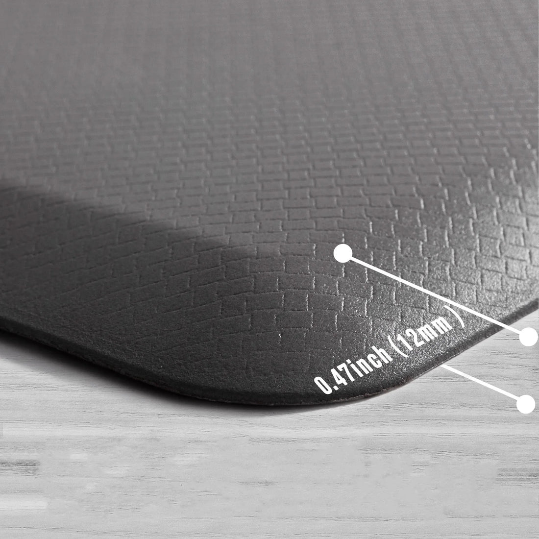 Anti-Fatigue Standing Kitchen Mat - PVC Waterproof Non-Slip Kitchen Rug for Comfort & Safety
