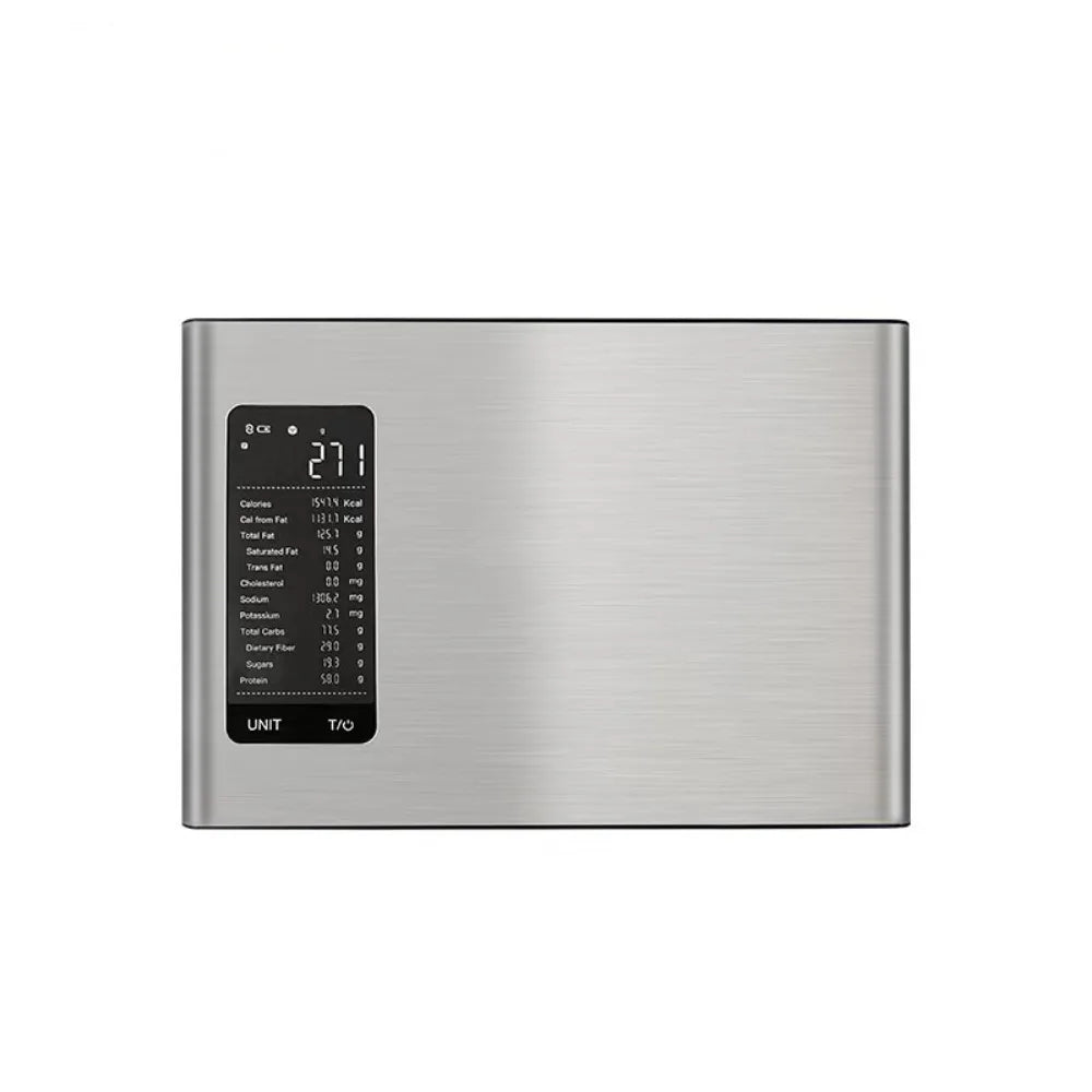 Stainless Steel Smart Food Scale with App & Nutrient Tracking (19 Nutrients)