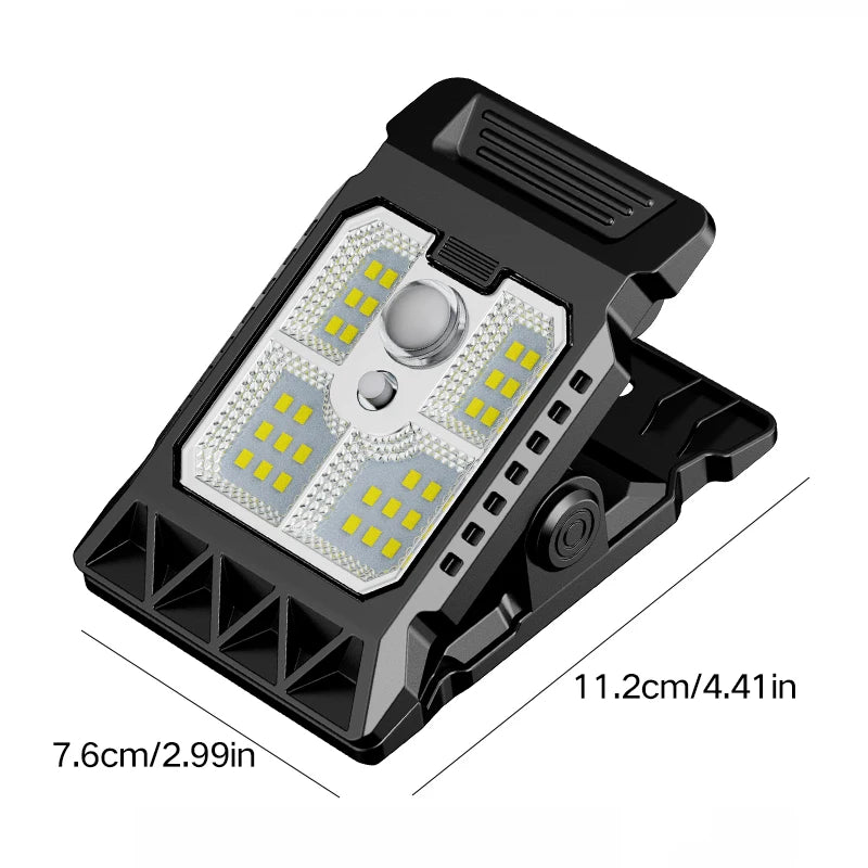 Solar Clip-On Motion Sensor Light 3 Modes for Outdoor Security