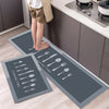 Soft Washable Kitchen Floor Mat - Anti-Slip Long Area Rug for Bedroom, Hallway & Bathroom Entrance