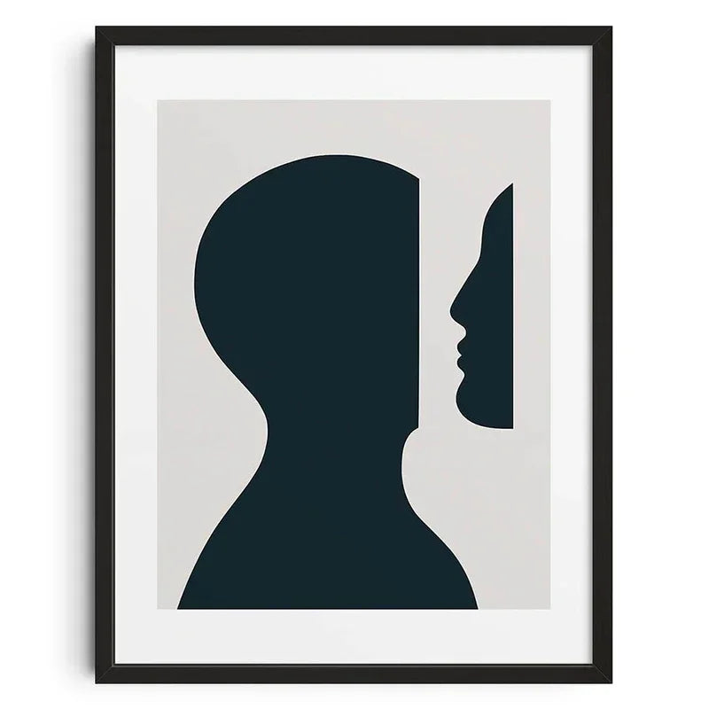 Retro Abstract Nourishing Soul Canvas Wall Art - Classic Unframed Print Poster for Home & Living Room Decoration - Hom Haven