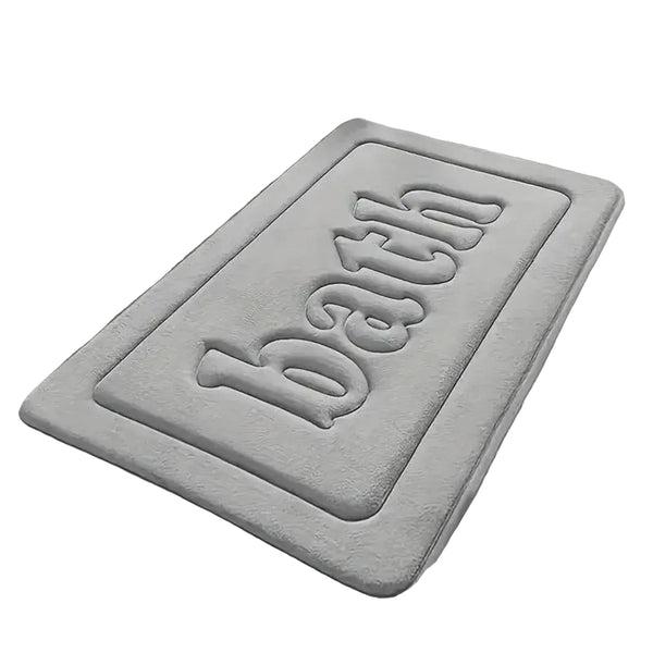 Soft Thick Flannel Bathroom Mat - Anti-Slip Water Absorbing Bath & Door Mat for Home Decoration - Hom Haven