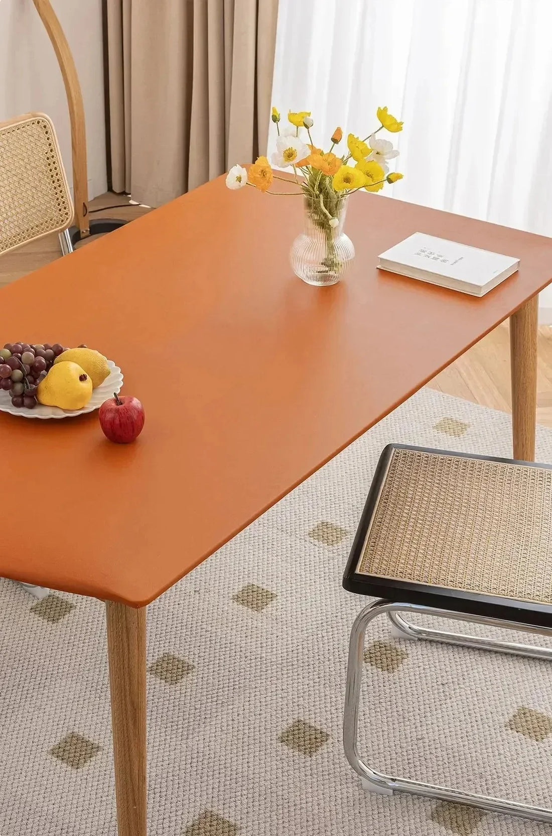 1pc tablecloth pad in durable waterproof leather - customised cover for table or dining table