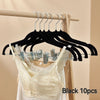 5/10 PCs Velvet Non-Slip Clip Hangers For Pants, Skirts & Bras