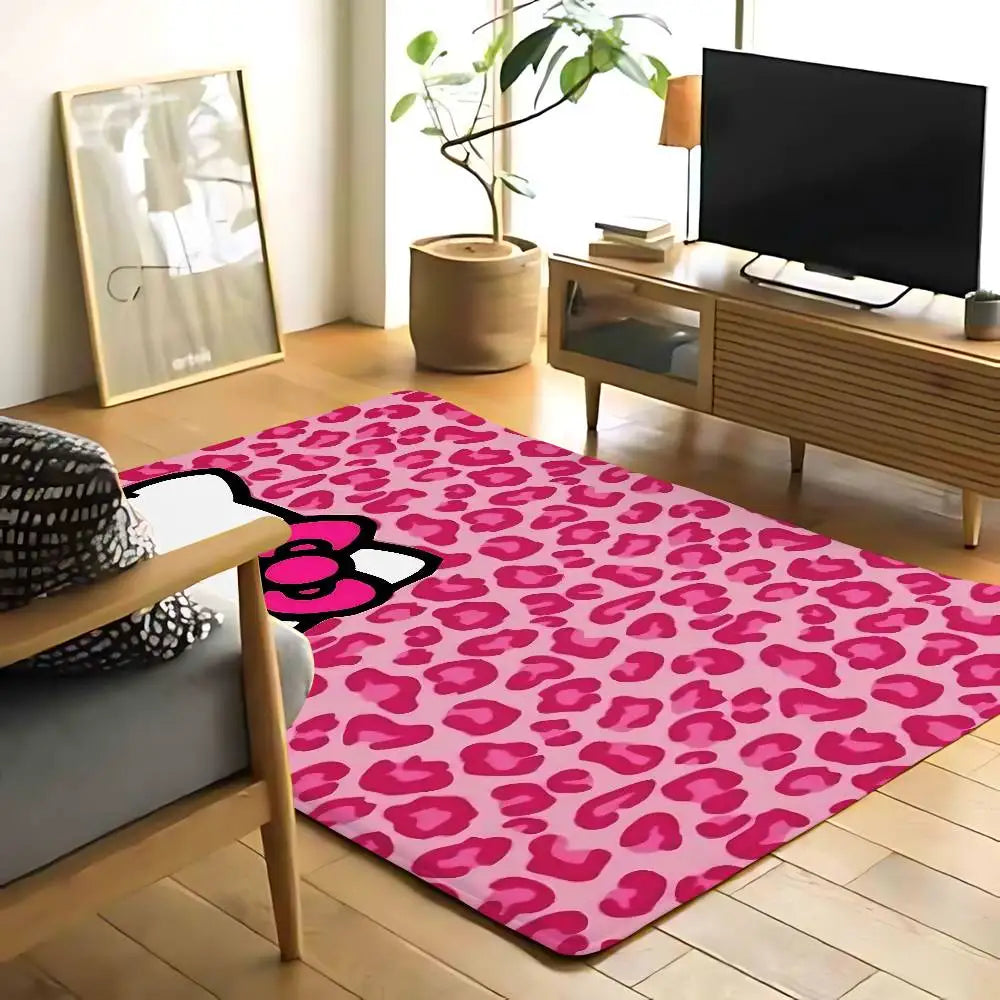 Cute H-hello-K-Kitty Floor Mat Bathroom Absorbent Mat Simple Door Dirt-resistant Mat Home Kitchen Mat Foot Mat Entry Mat