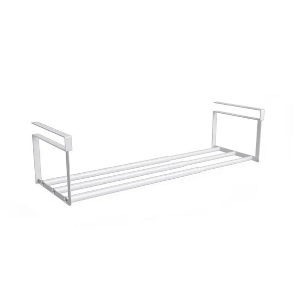 Adjustable Space-Saving Shoe Rack - Under-Shelf Shoe Holder with Hanging Basket for Wardrobe & Closet - Hom Haven