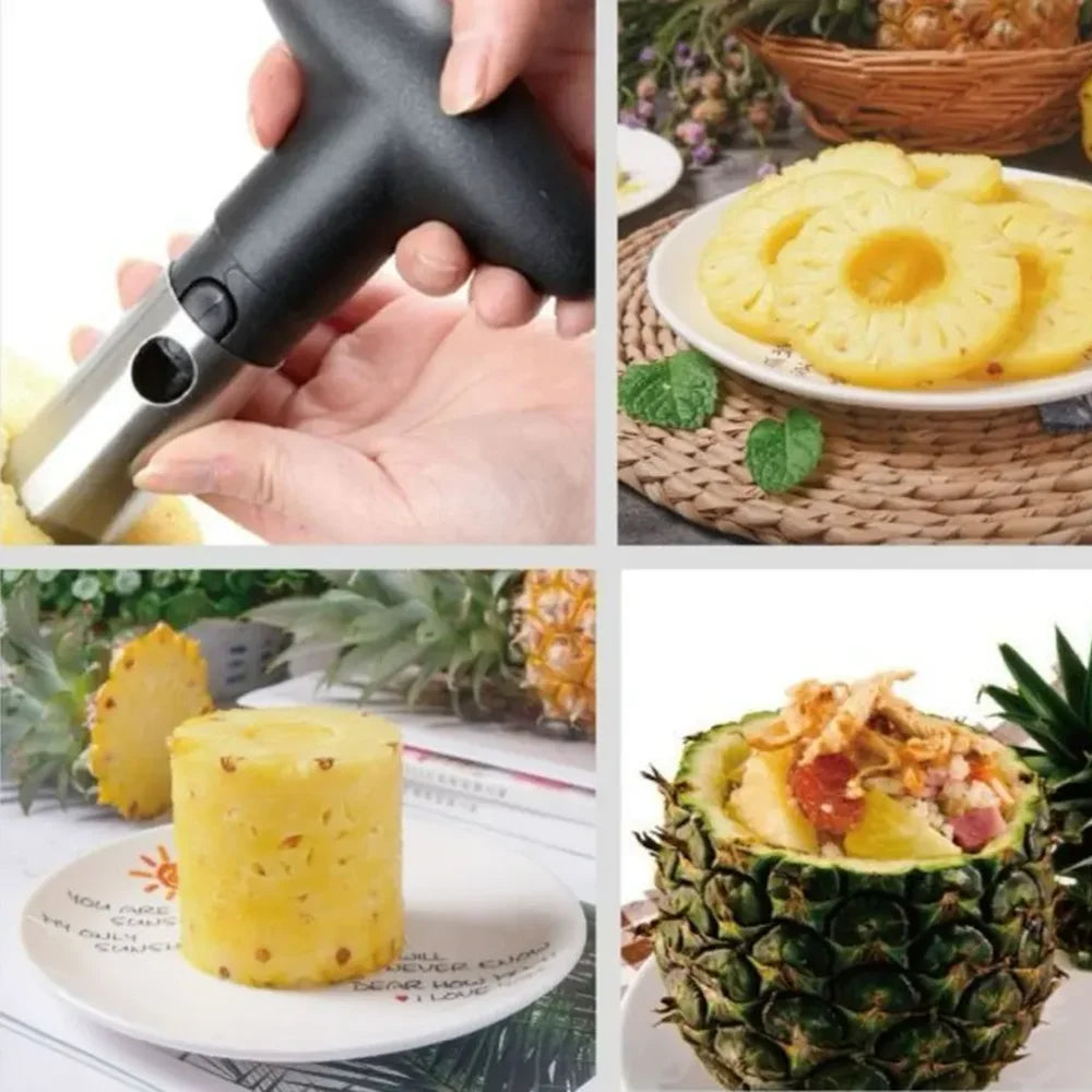 Stainless Steel Pineapple Peeler, Corer & Slicer Tool