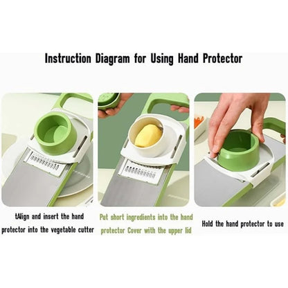 7 PCs Stainless Steel Multi-Function Slicer Set for Vegetables & Potatoes - Hom Haven