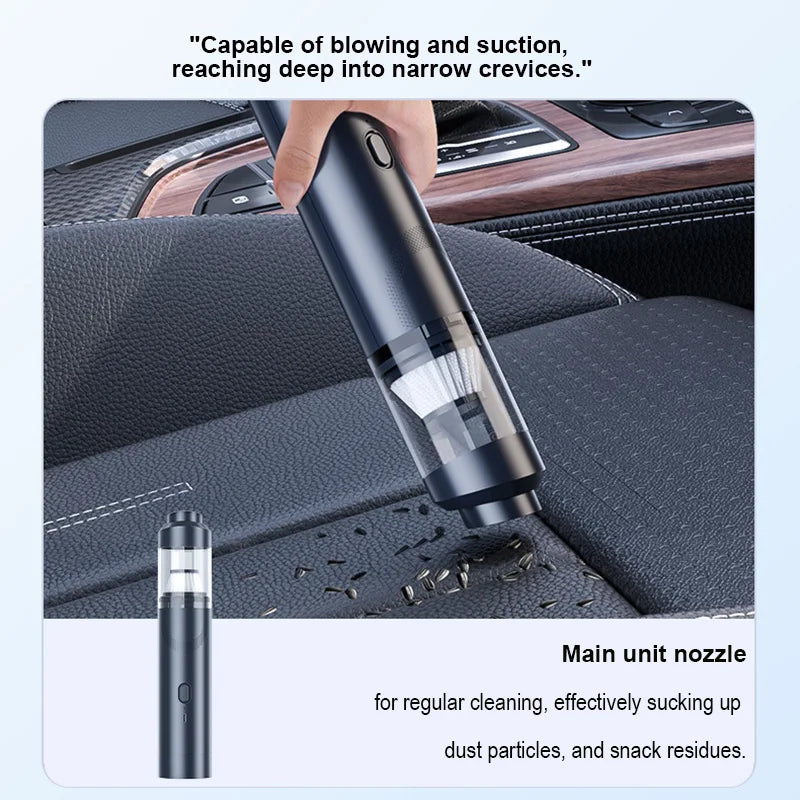 Portable Wireless Handheld Car Vacuum Cleaner with Strong Suction
