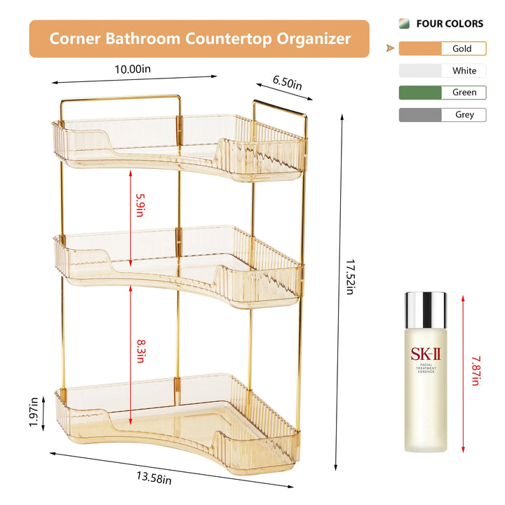 Bathroom Countertop Skincare & Perfume Organizer Tray