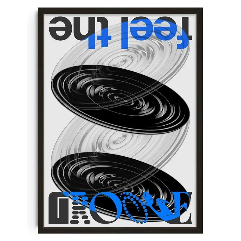 Retro Abstract Nourishing Soul Classic Wall Art,  Canvas Print Poster, Suitable for Home, Living Room, Room Decoration Painting