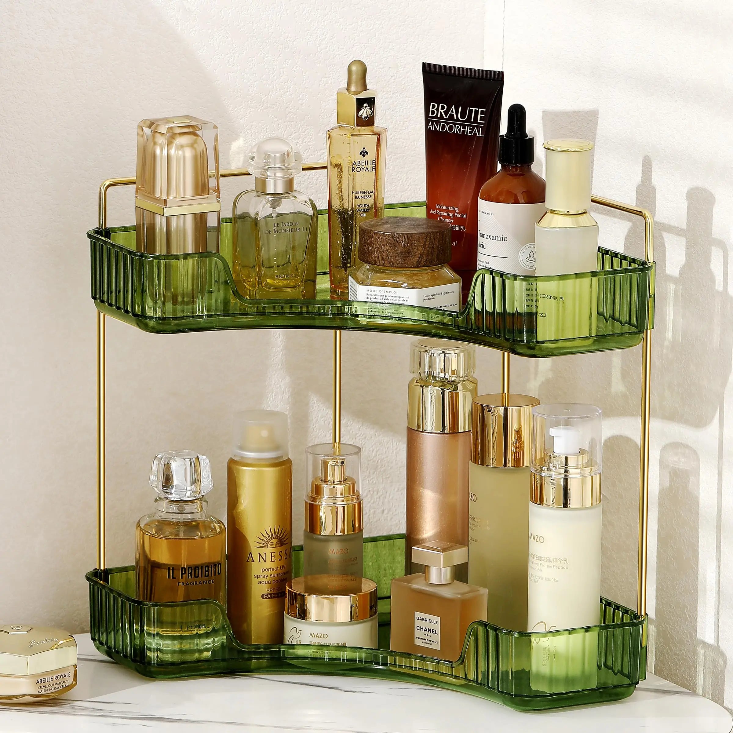 Bathroom Countertop Skincare & Perfume Organizer Tray