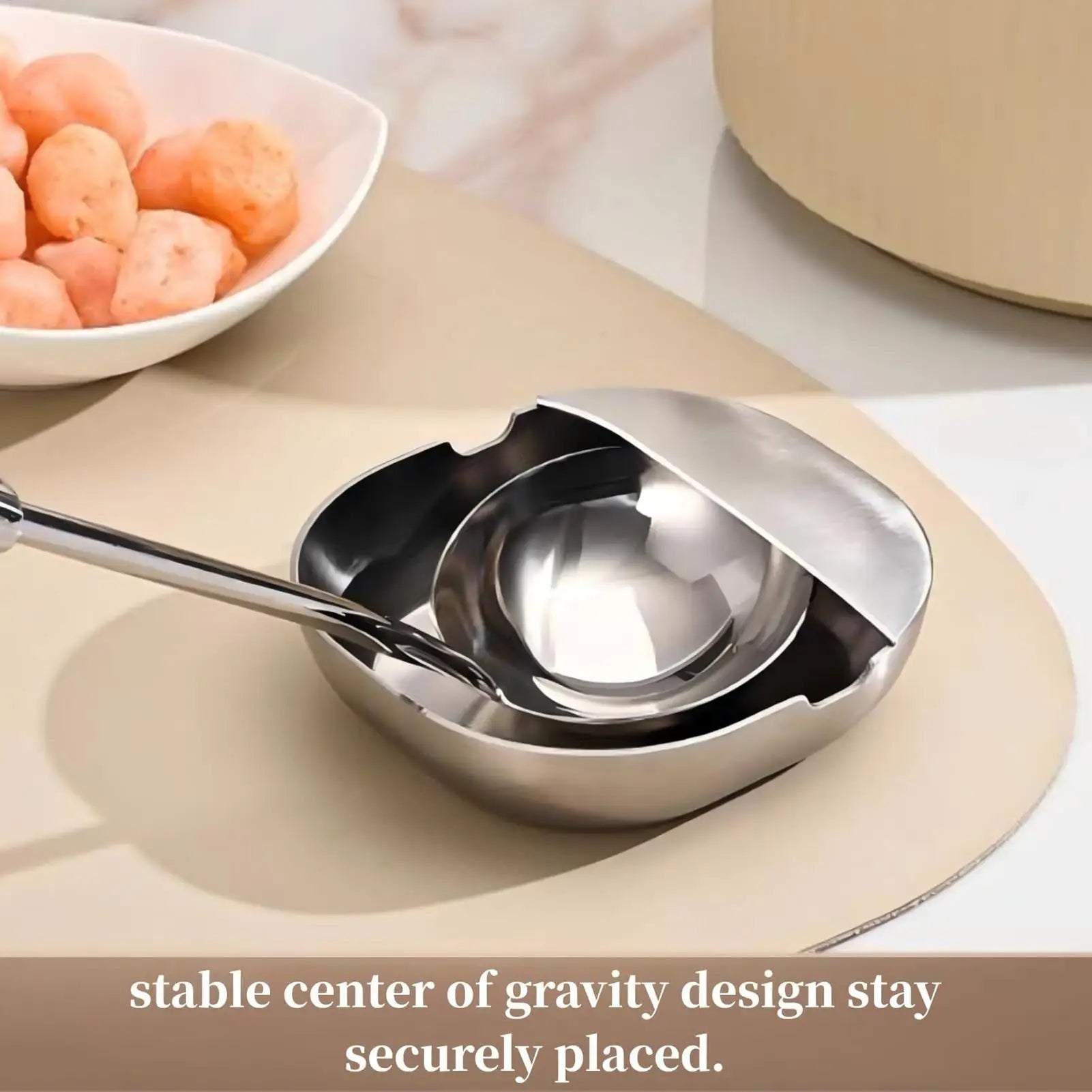 Stainless Steel Spoon Rest Stove Top Utensil Holder for Kitchen Cooking Tools