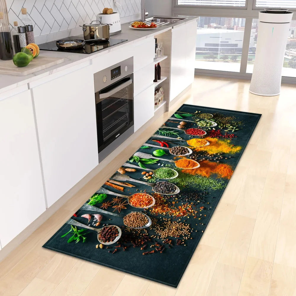 Durable High-End Kitchen Rug - Waterproof Non-Slip Washable Large Carpet for Home Entrance & Floor - Hom Haven