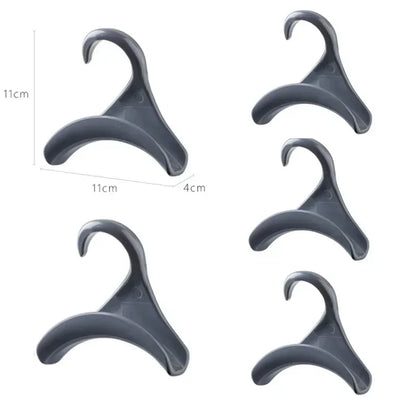 Wardrobe Bag Hanger Hooks - Handbag, Hat & Backpack Storage Rack Organizer (5 Pcs) - Hom Haven