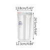 Moisture-Proof Sealed Grain Food Storage Tank - Multi-Grid Large Capacity Transparent Kitchen Organizer