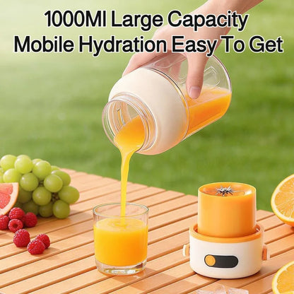 Portable Mini Blender USB Rechargeable Juicer Cup Multifunctional Ice Crushing Mixer for Home Travel Personal Fruit Juice - Hom Haven