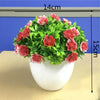 1pc Artificial Plants Bonsai Small Flower Potted Plants Fake Flowers Potted Ornaments for Home Decoration Hotel Garden Decor