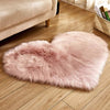 Faux Sheepskin Shaggy Area Rug - Non-Slip Fluffy Soft Imitation Wool Bedroom & Indoor Carpet