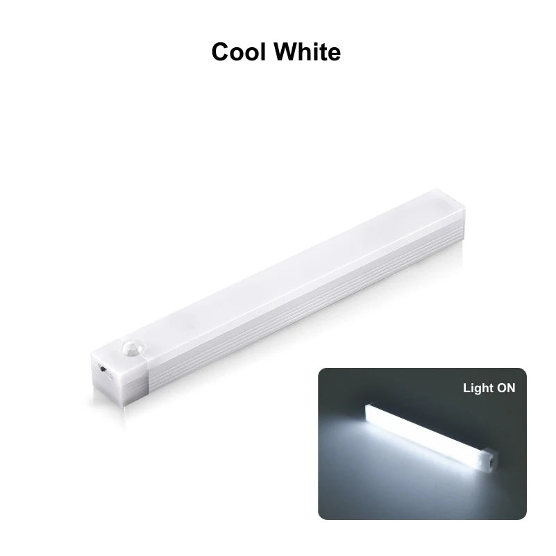 Wireless USB Rechargeable Motion Sensor LED Bar Light - Cordless Magnetic Cabinet & Kitchen Night Light - Hom Haven