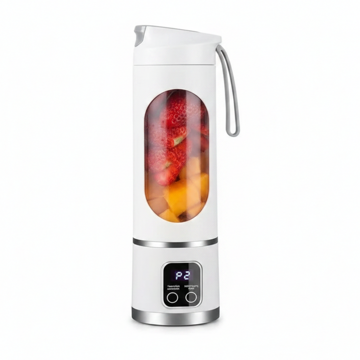 Portable 10-Blade USB Rechargeable Blender 450ml for Smoothies and Ice