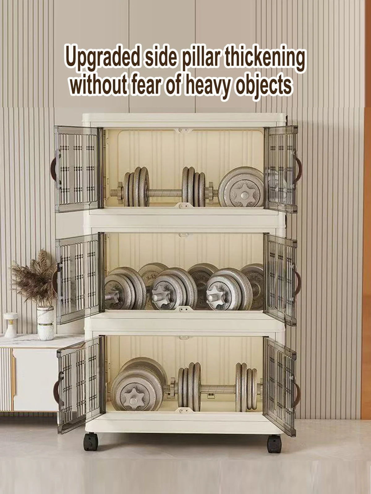 Large Capacity Foldable Wardrobe Storage Cabinet - Dustproof Closet Organizer, Easy to Install - Hom Haven