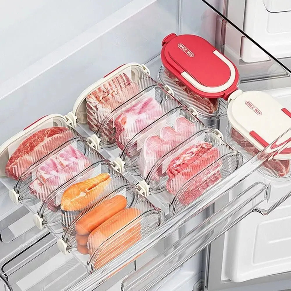 Stackable Seasoning Box Set Dual Layer Sealed Kitchen Storage Container