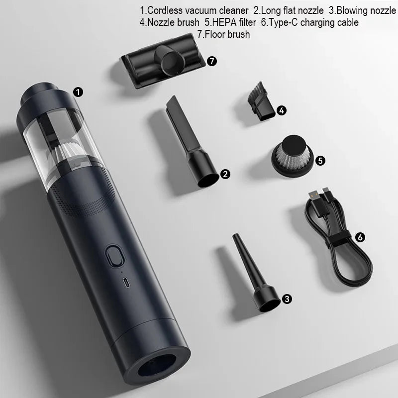 Portable Wireless Handheld Car Vacuum Cleaner with Strong Suction