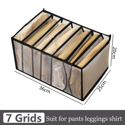 Foldable Underwear Drawer Organizer - Closet Divider Storage Box for Socks, Bras & Underpants - Hom Haven
