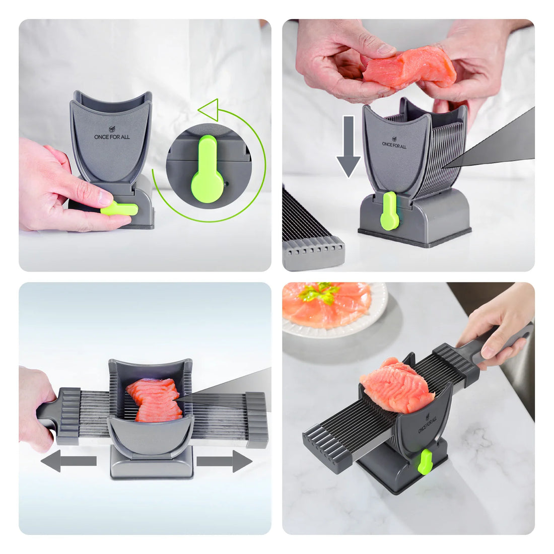 Manual Meat Slicer Cleaver Knife Set for Beef and Meat Cutting