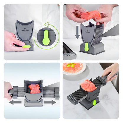 Manual Meat Slicer Cleaver Knife Set for Beef and Meat Cutting - Hom Haven