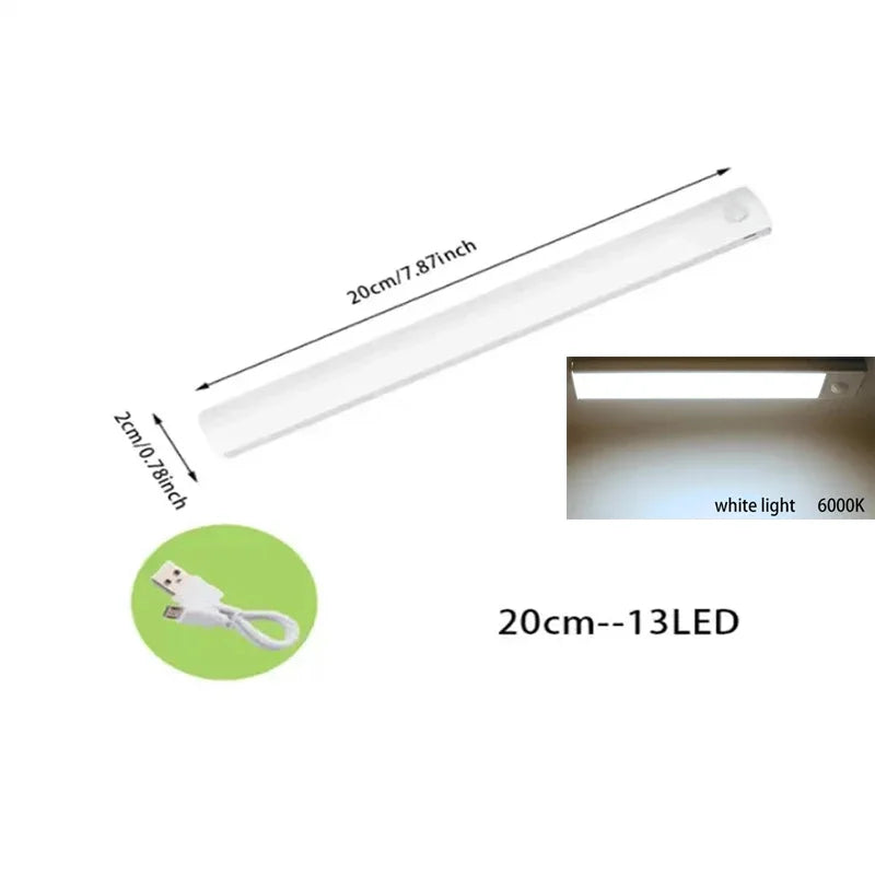 Rechargeable Motion Sensor Under Cabinet Magnetic LED Strip Light